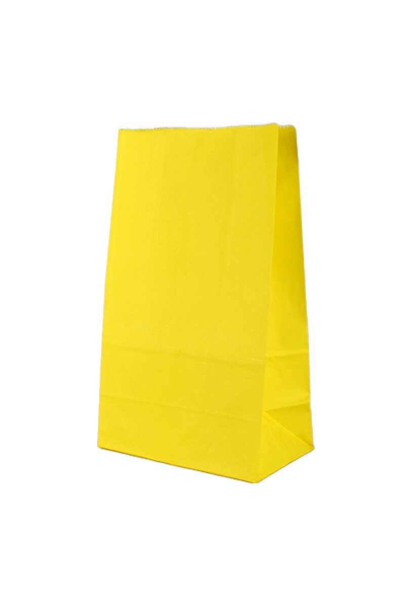 Bolsa panaderia 16x9x25 cm. - AMARILLO 