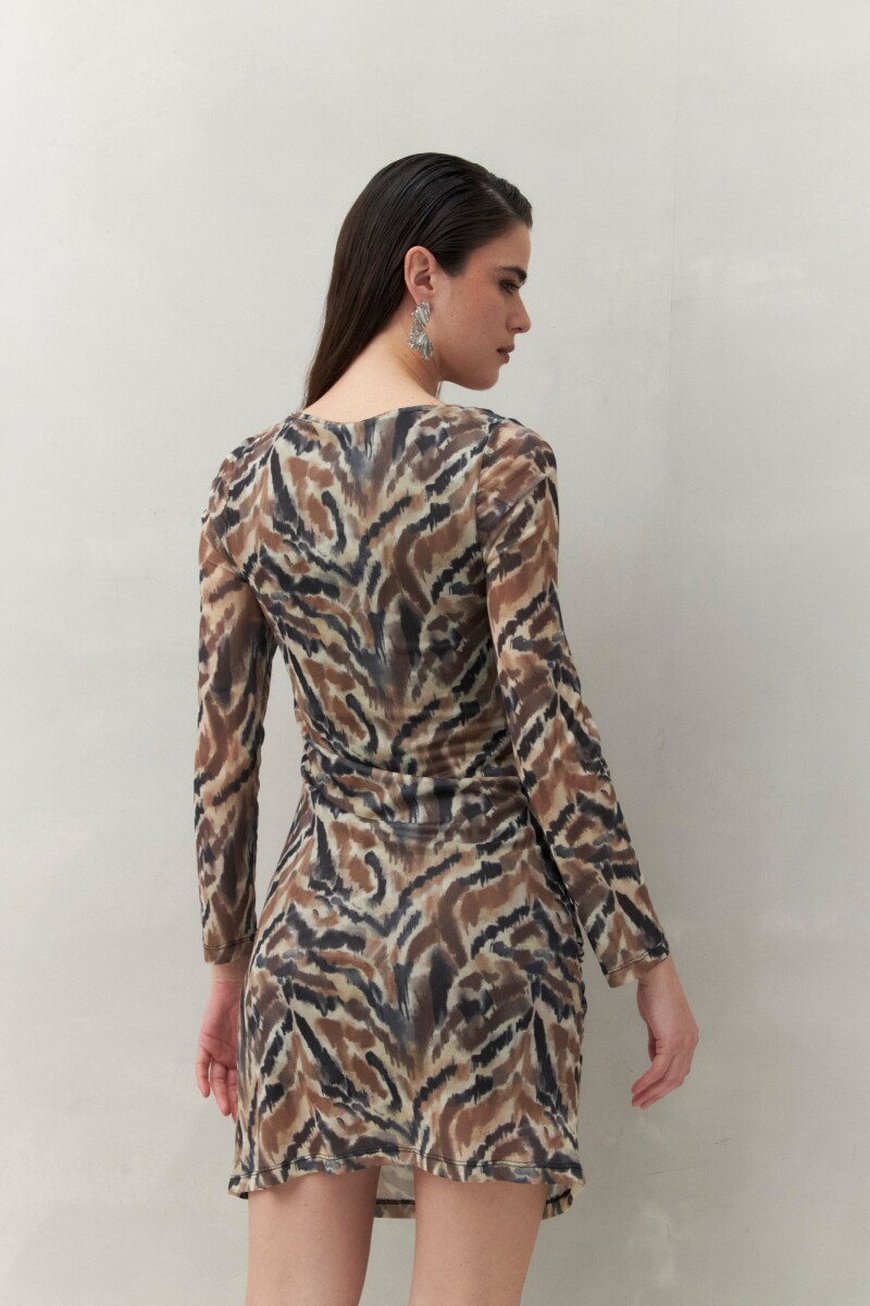 VESTIDO DROLA Animal Print