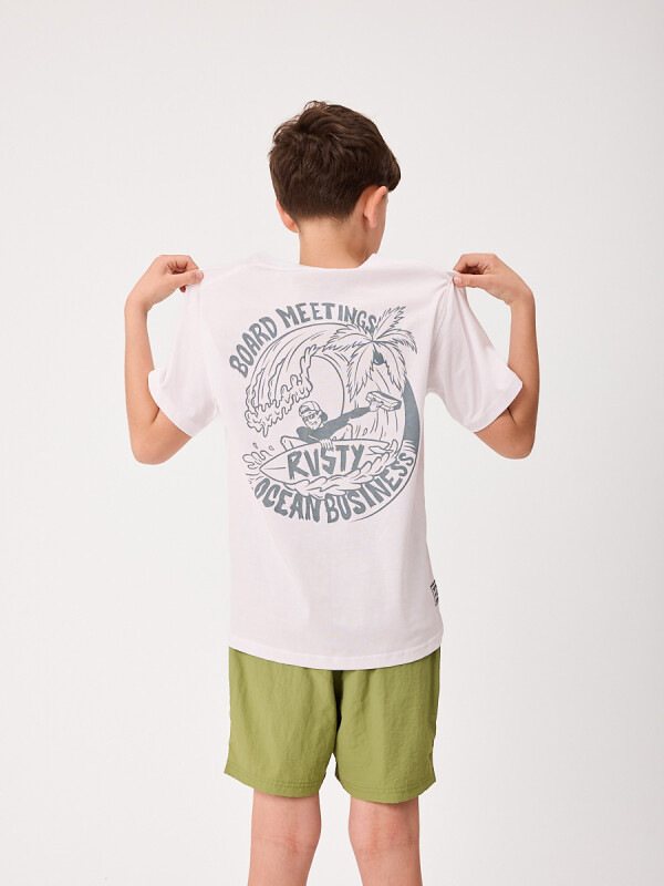 T-SHIRT BRIO TEEN RUSTY Blanco
