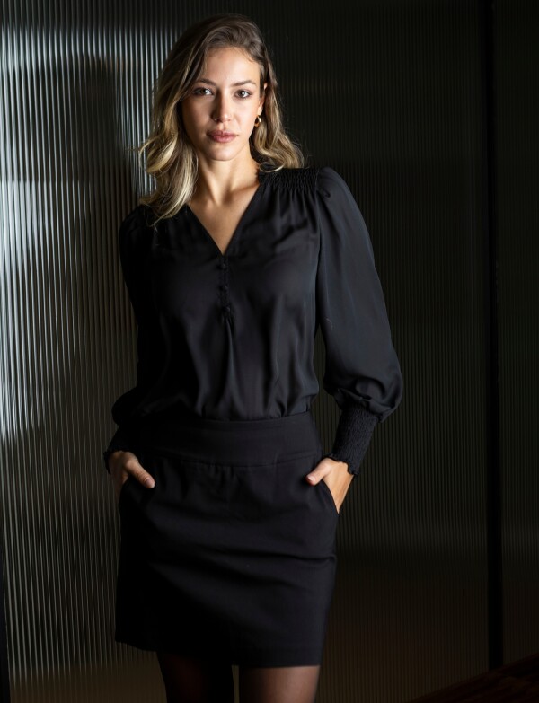 Falda Con Short NEGRO