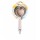 Kit 4 Cucharas Medidoras Cocina Varias Medidas Forma Corazón Salmón