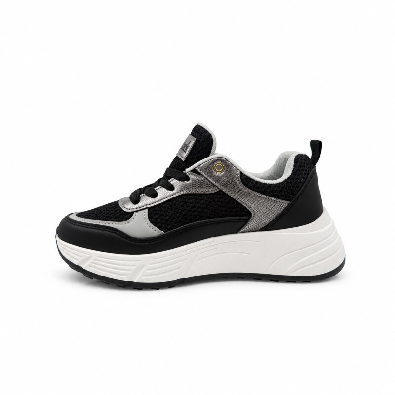 Calzado deportivo Dama Panama Jack BLACK/PEWTER