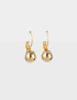 Aros Argollas De metal Aros Cortos De Metal - Dorado