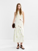 Vestido Midi Estampado multicolor