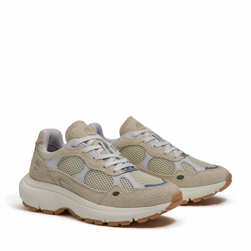 Zapatillas Hazel Lane Low Mujer Light Beige Mesh