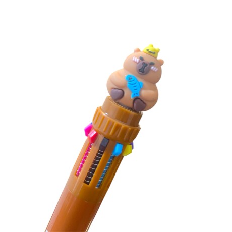 Boligrafo Capibara 10 Colores Boligrafo Capibara 10 Colores