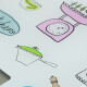 Balanza de cocina digital con diseños joie BLANCO
