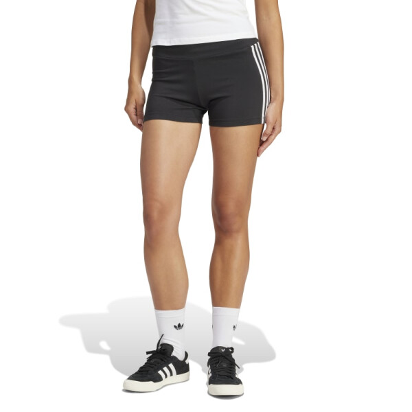 Calza corta Adidas Adicolor 3 Rayas de Mujer - IP2980 Negro