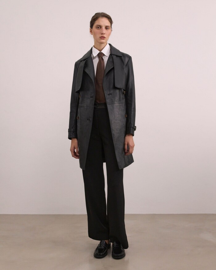 Trench Borgia Negro