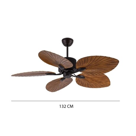 Ventilador De Techo 5 Aspas Símil Madera Bambú Hoja De Palma Ventilador De Techo 5 Aspas Símil Madera Bambú Hoja De Palma