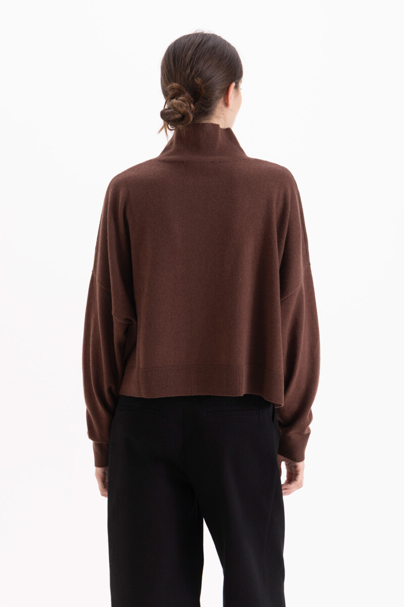 POLERA WARM Chocolate