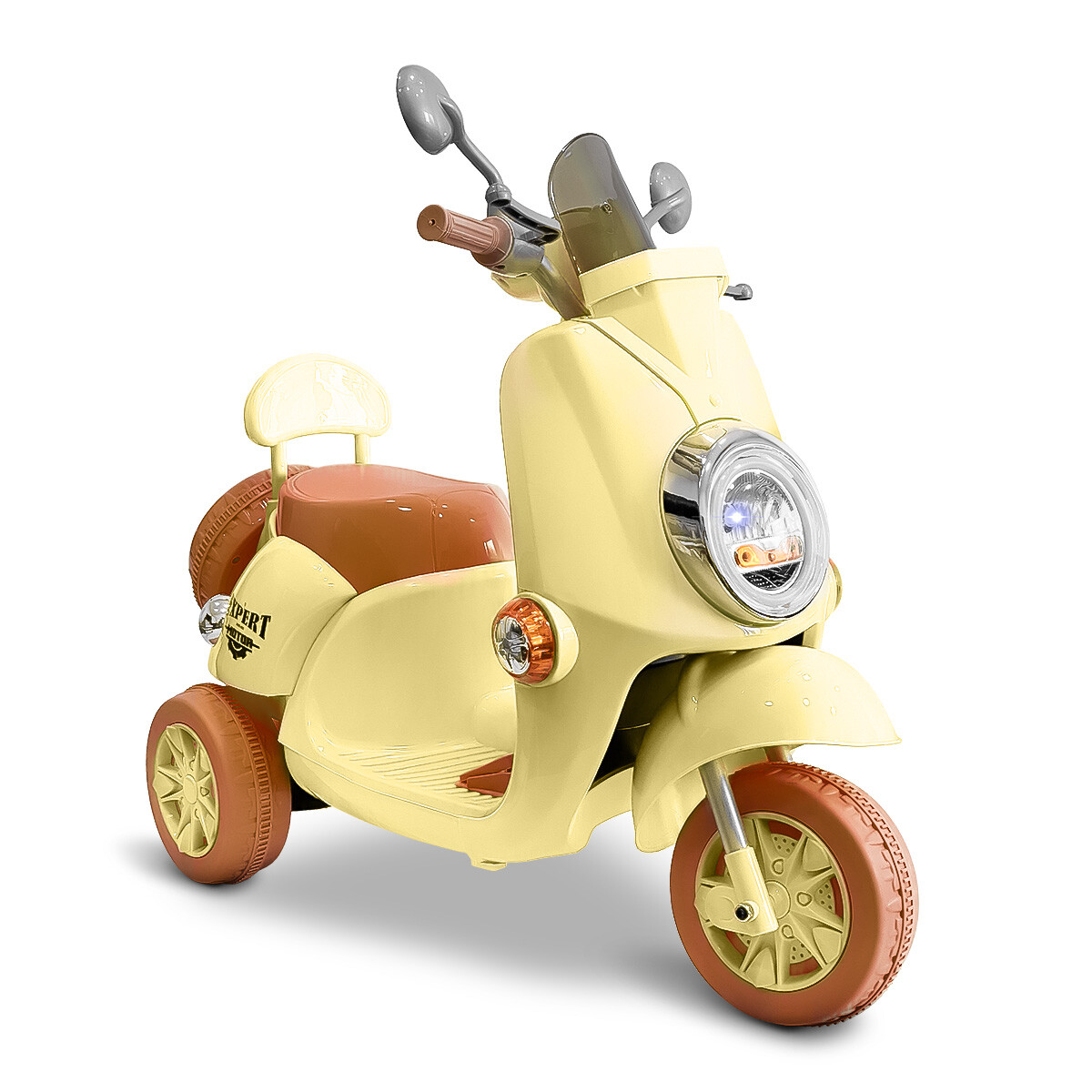 Triciclo Eléctrico Infantil Moto Para Niños A Batería - Verde Pastel 