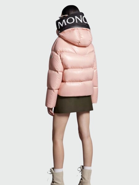 Campera con capucha integrada rellena de plumas, HUPPE Rosado