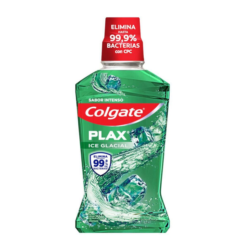 COLGATE PLAX ENJ.BUCAL GLACI FR. X 250 M única
