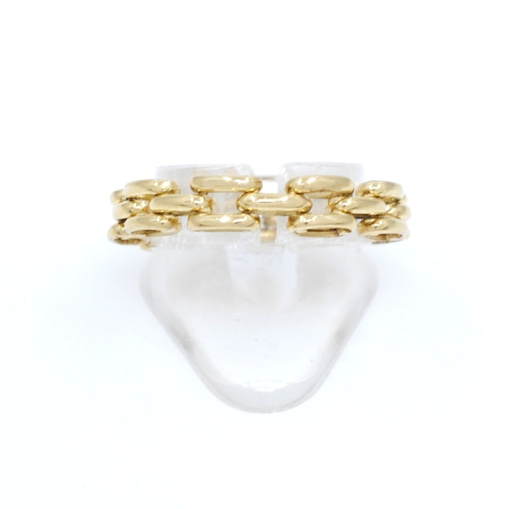 Anillo en oro 18k tipo panther 3 hilos Anillo en oro 18k tipo panther 3 hilos
