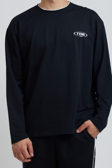 T-SHIRT M/L TRIBU DIXIE Negro