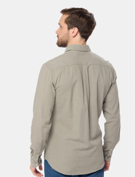 CAMISA DE LINO Verde