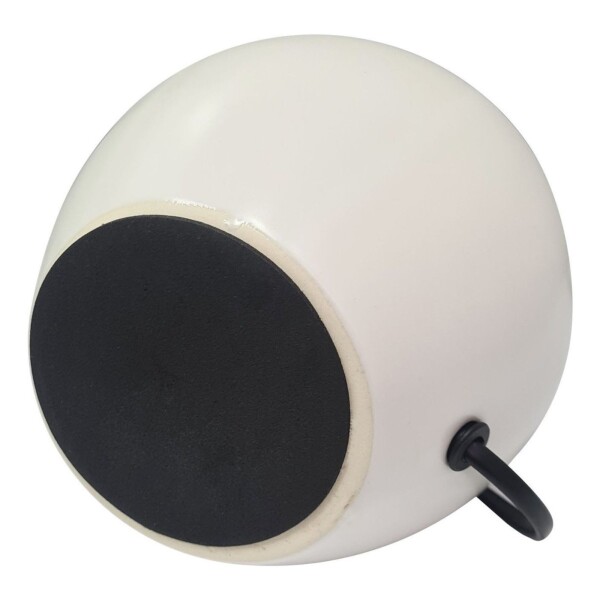 Lampara Portatil Mesa Ceramica Escritorio Luz Calidad Color Variante Blanco