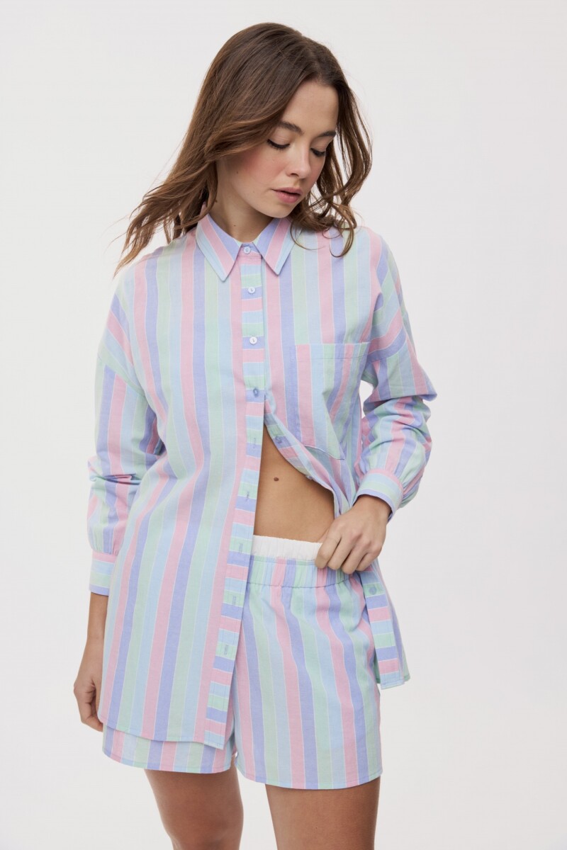 CAMISA CAPRI Celeste