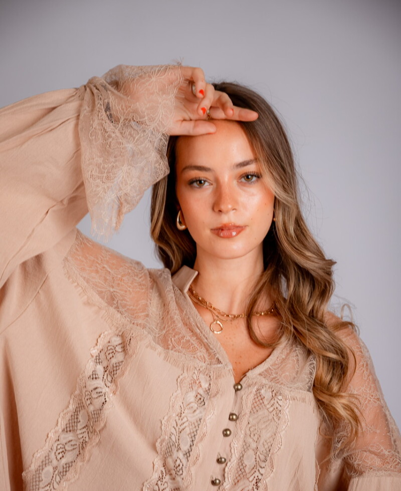 Camisa Viena (PRE VENTA) beige