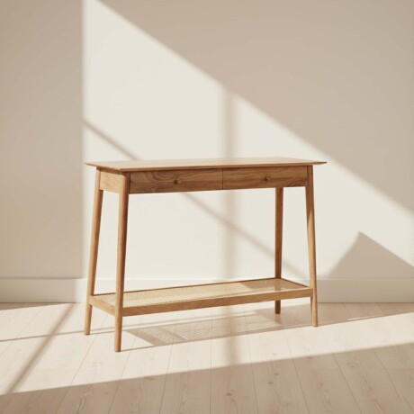 CONSOLA MADERA NATURAL-BEIGE LIGHTHOUSE NATURAL