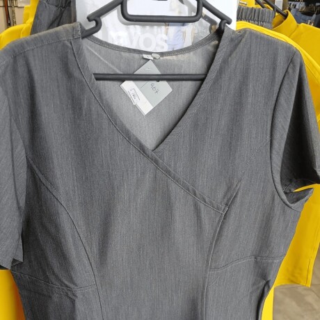 Casaca Cierre invisible Gris