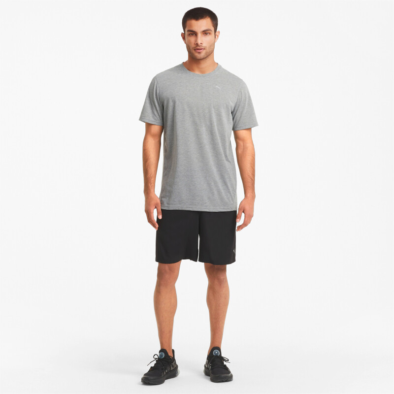 Short Performance Woven 7" de Hombre Negro