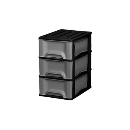 GAVETERO CAJONERA X 3 PLASNEW 46X33X54 GRIS GAVETERO CAJONERA X 3 PLASNEW 46X33X54 GRIS