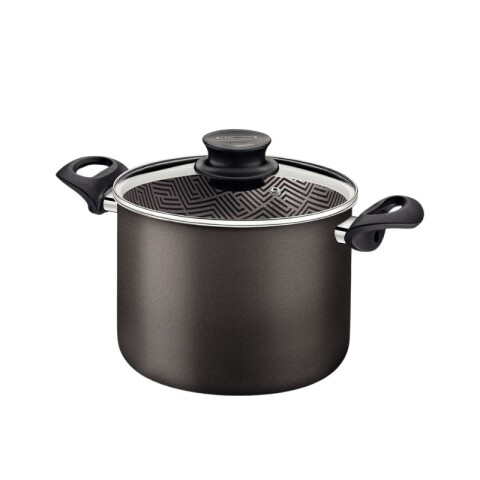 OLLA C/ASAS 24CM STARFLON PARIS TRAMONTINA TAPA DE TEFLON Gris