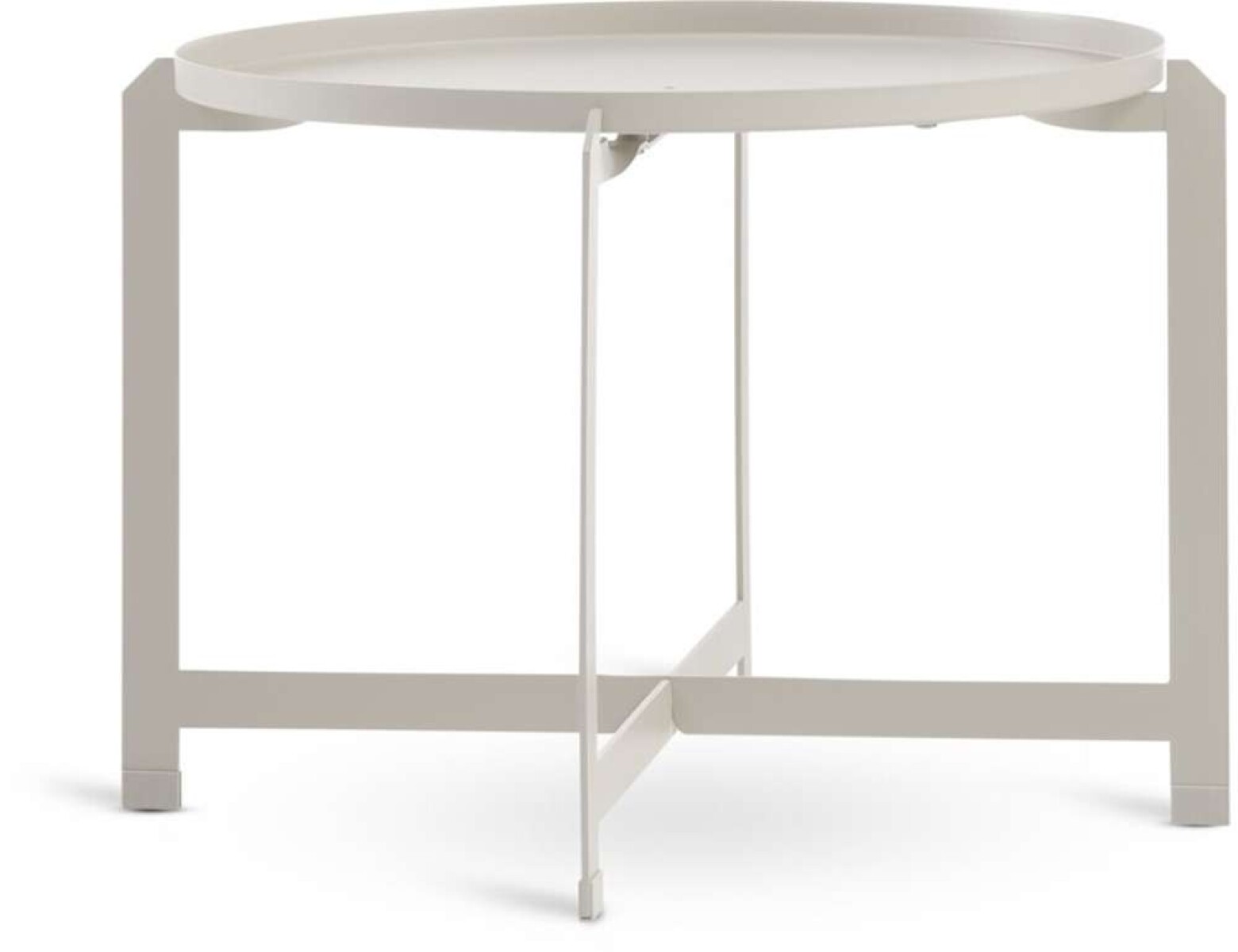 Mesa Auxiliar Borre Ø50Xa40 - Beige 