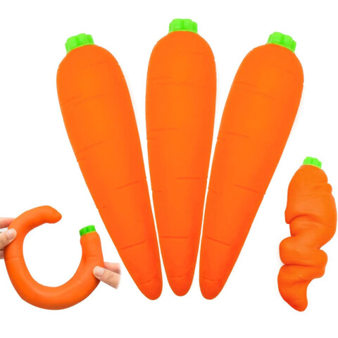 Squishy antiestrés zanahoria Squishy Antiestrés Zanahoria