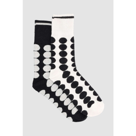 Media sujeción suave pack 2 (lisa + diseño) Variante 33