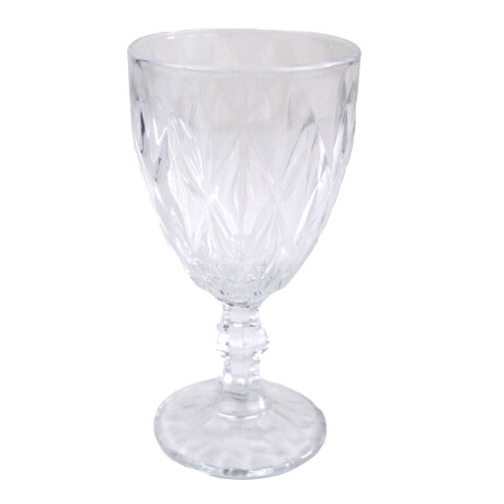 COPA VINO X6PCS VIDRIO GRUESO LABRADO DAMIANTE COPA VINO X6PCS VIDRIO GRUESO LABRADO DAMIANTE