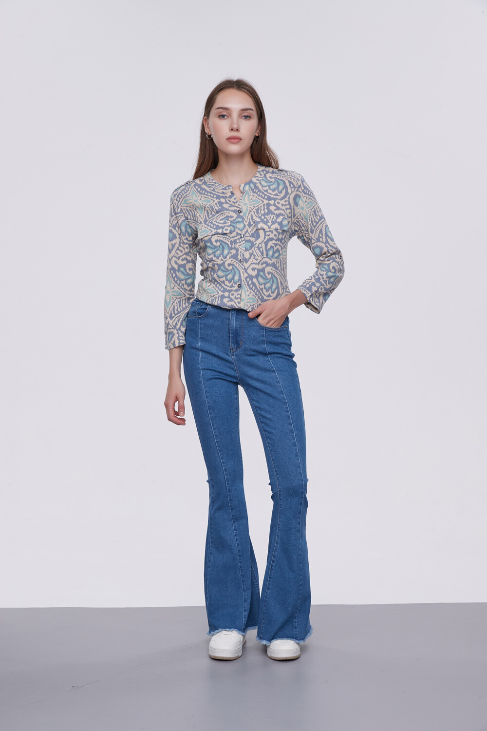 Pantalon Maseru Azul Grisaceo