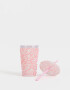 Accesorios Cocina Vaso Con Perlas - Rosa Claro