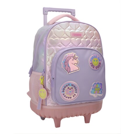 Mochila Trendy con Carro Pins Rosada Mochila Trendy con Carro Pins Rosada