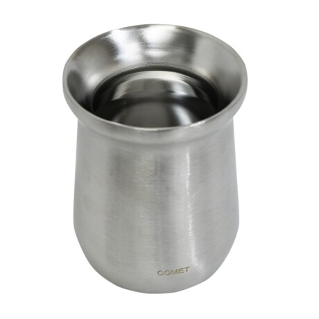 Mate Acero Inoxidable Doble Pared 260ml Comet Colores Lisos Plateado