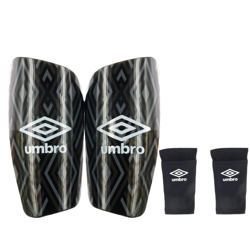 Canilleras Umbro Pro Shin Negro - Gris - Negro