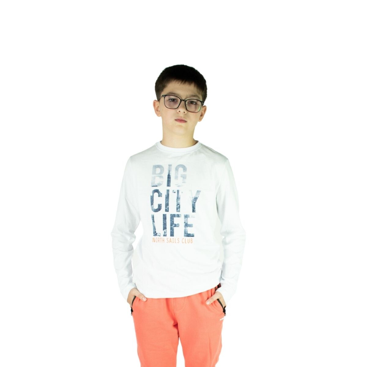 T'SHIRT NIÑO 6-14 - BLANCO 