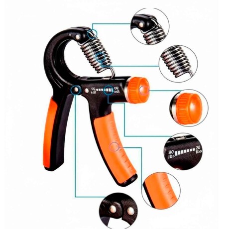 Ejercitador De Manos Hand Grip Regulable C/ Contador Fit010001