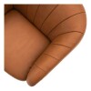 BUTACA GIRATORIA REDONDA C/ PUFF - 100% CUERO - MODELO MENDOZA - MARRON CLARO BUTACA GIRATORIA REDONDA C/ PUFF - 100% CUERO - MODELO MENDOZA - MARRON CLARO