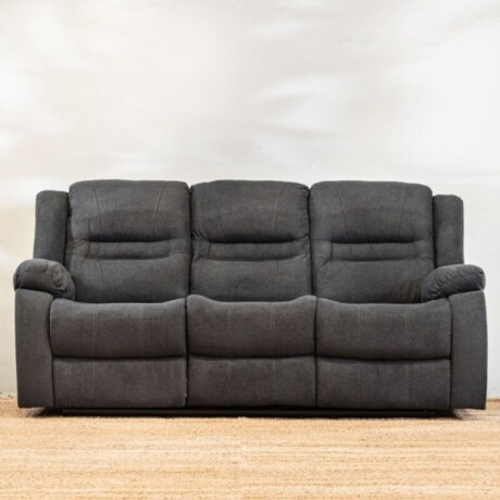 Sillón Reclinable Renno 3 Cuerpos Gris U