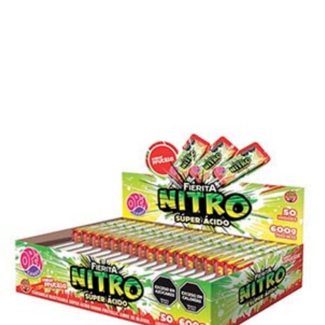 CHUPETIN FIERITA NITRO ACIDO (SIN TATTOO) X50UNID PALETA CHUPETIN FIERITA NITRO ACIDO (SIN TATTOO) X50UNID PALETA
