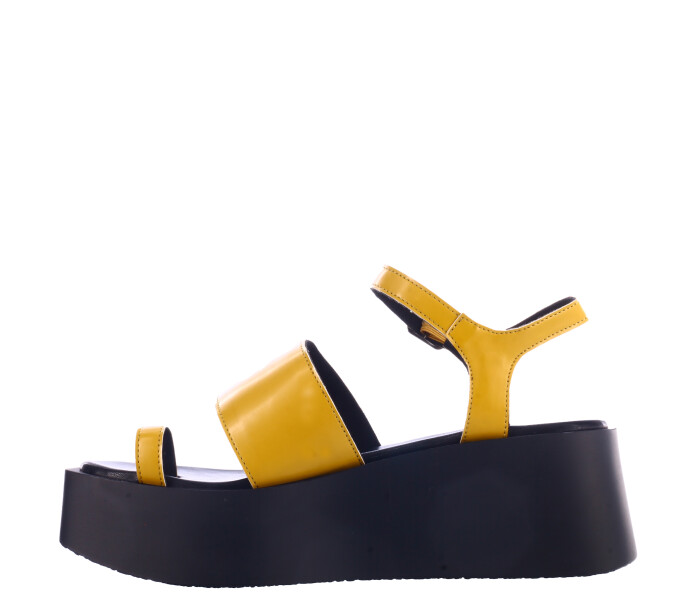 Sandalias de Mujer Miss Carol FIJI con plataforma Amarillo Mostaza