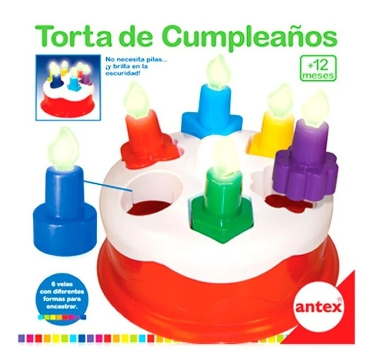 Torta de cumpleaños encastre 