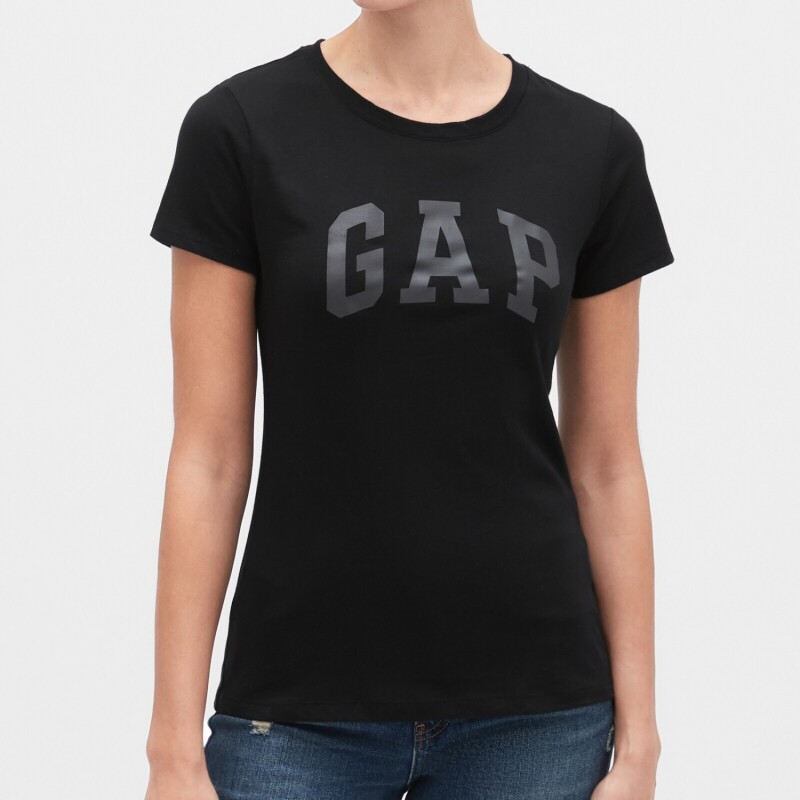 V-GAP SS CLSC TEE TRUE BLACK