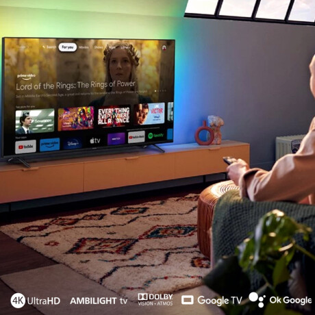 Smart TV Philips UHD 4K 65 Android y Ambilight 65PUD7908/77