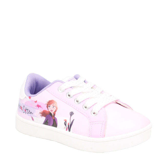 Championes Infantiles Disney Frozen Wander Rosado - Blanco - Lila