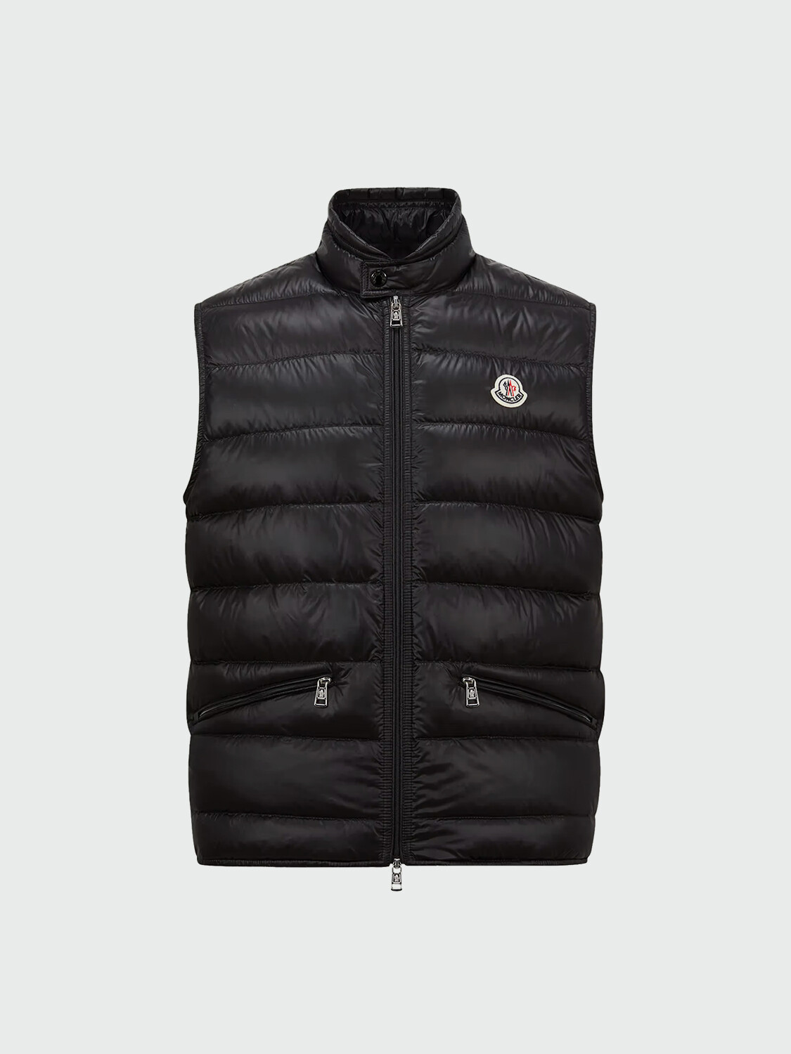 Moncler - Chaleco de Pluma Gui Gilet Negro