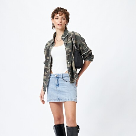 FALDA STONE Celeste